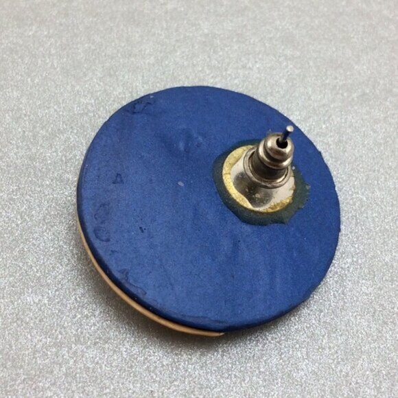 Handmade Coyote Howling at Desert Moon Polymer Clay Earrings Southwest Boho - Picture 5 of 16